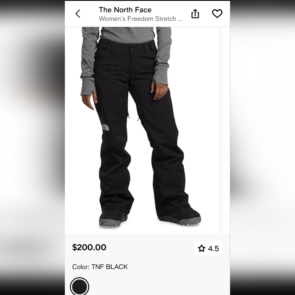 The North Face Women's Freedom Stretch Snow Pants size XL